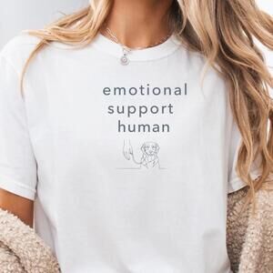 Emotional Support Human Shirt, Funny Dog Shirt, Dog Lover Gift